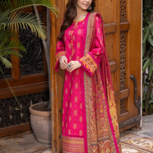 AsimJofa Digital Printed Lawn 3PC Unstitched Suit | AJGB-04