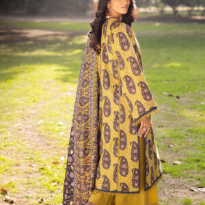 AsimJofa Digital Printed Lawn 3PC Unstitched Suit | AJUBJ-33