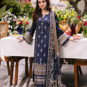 AsimJofa Digital Printed Lawn 3PC Unstitched Suit | AJGB-11